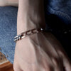 GERMEDEUR / Octagon Chain Bracelet Dia K18PG×K18YG×SV（燻仕上げ）