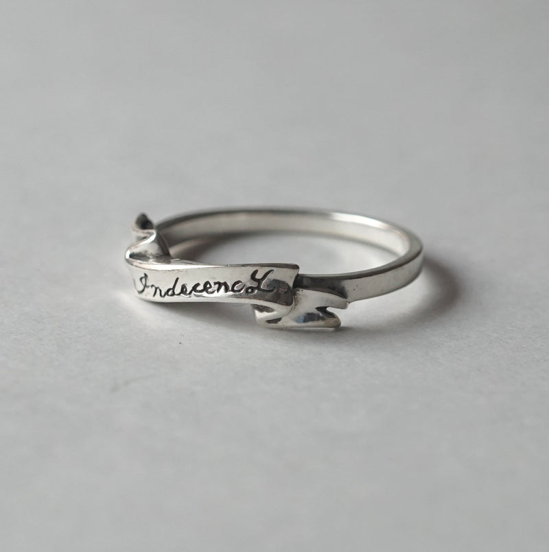 IN OUT DESIGN / Banner Ring & Indecency Ring