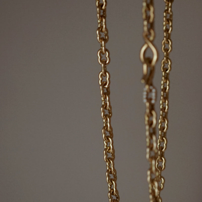 GIFTED / K18YG IMPLOSION NECK CHAIN ROΦ1H YG-2PD