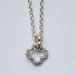 GIFTED/LATTICED QUAD IMPLOSION NECKLACE L YGSV