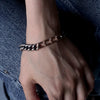 GERMEDEUR / Octagon Chain Bracelet Dia K18PG×K18YG×SV（燻仕上げ）