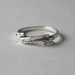 IN OUT DESIGN / Banner Ring & Indecency Ring