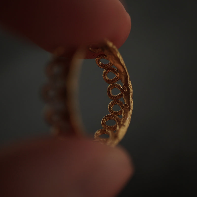 emme / antique lace ring vermeil（SIL5023VER）