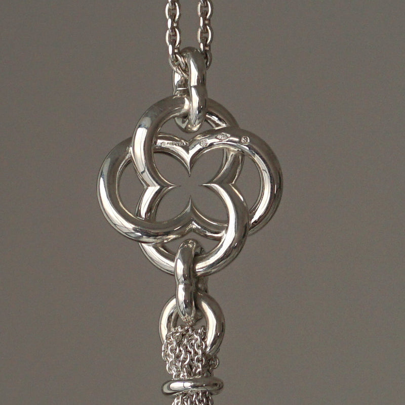 GIFTED / IMPLOSION CROSS NECKLACE TASSEL S（OVFC_80cm）