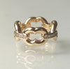 GIFTED / 4LINKED IMPLOSION CHAIN RING YGD