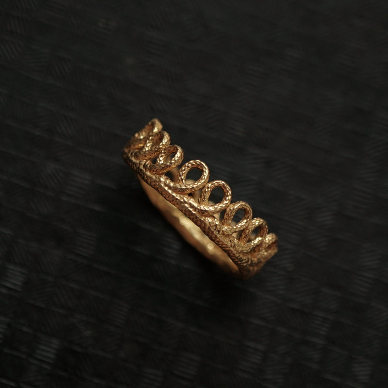 emme / antique lace ring vermeil（SIL5023VER）