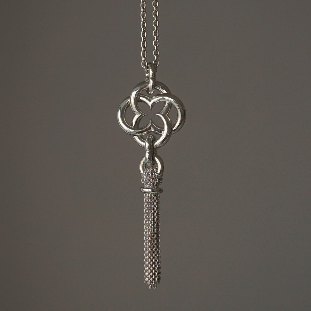 GIFTED / IMPLOSION CROSS NECKLACE TASSEL S（OVFC_80cm）