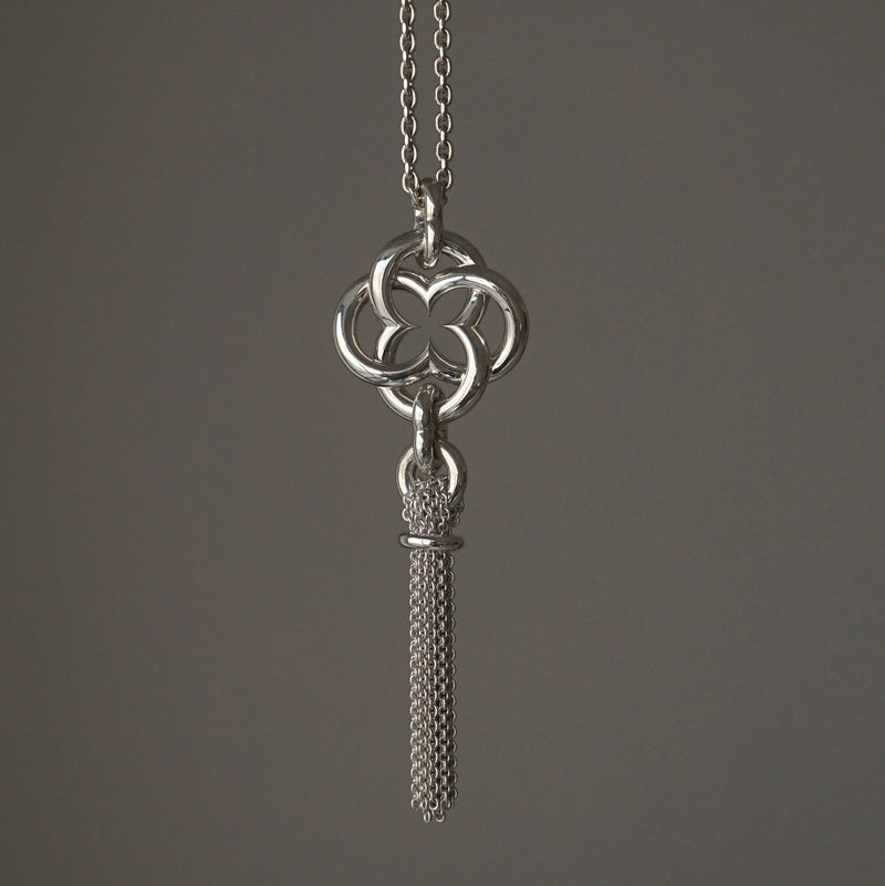 GIFTED / IMPLOSION CROSS NECKLACE TASSEL S（OVFC_80cm）