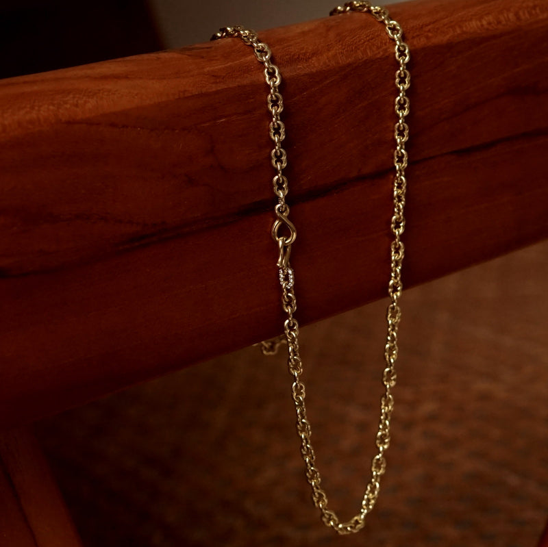 GIFTED / K18YG IMPLOSION NECK CHAIN ROΦ1H YG-2PD