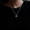 GIFTED / CROSSED IMPLOSION NECKLACE M SV