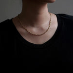 GIFTED / K18YG IMPLOSION NECK CHAIN ​​OVΦ1H YG-2PD