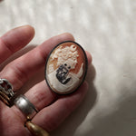 HIYU HAMASAKI / TATTOO CAMEO BROOCH 04