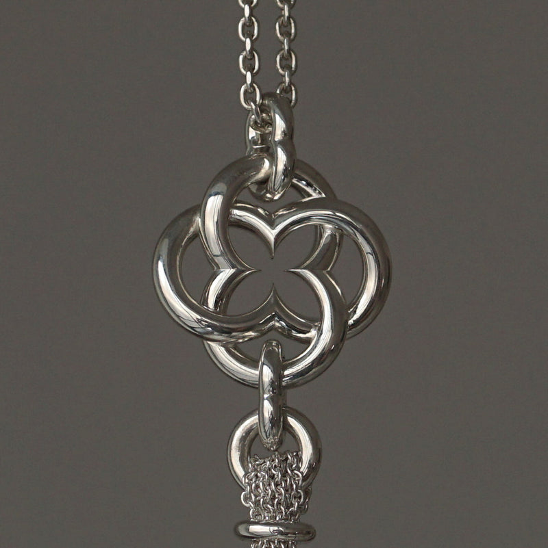 GIFTED / IMPLOSION CROSS NECKLACE TASSEL S（OVFC_80cm）