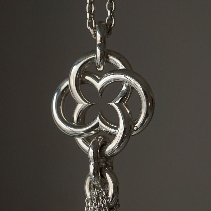 GIFTED / IMPLOSION CROSS NECKLACE TASSEL S（OVFC_80cm）