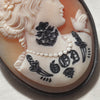 HIYU HAMASAKI / TATTOO CAMEO BROOCH 05