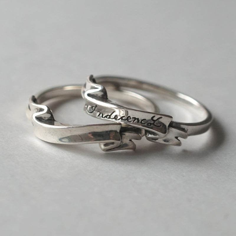 IN OUT DESIGN / Banner Ring & Indecency Ring