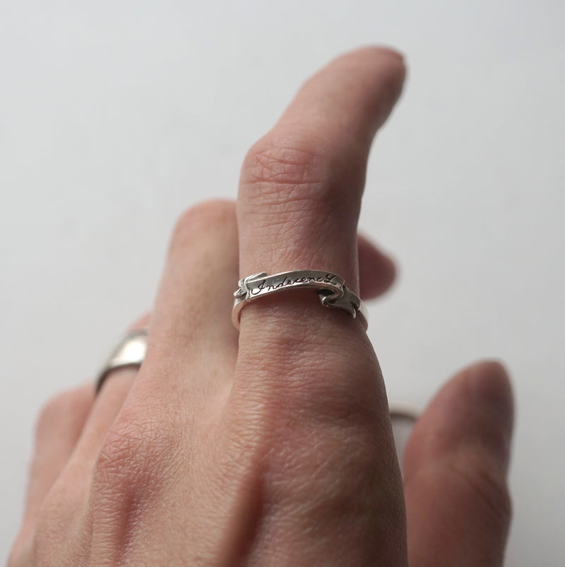 IN OUT DESIGN / Banner Ring & Indecency Ring