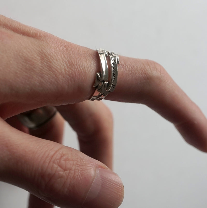 IN OUT DESIGN / Banner Ring & Indecency Ring