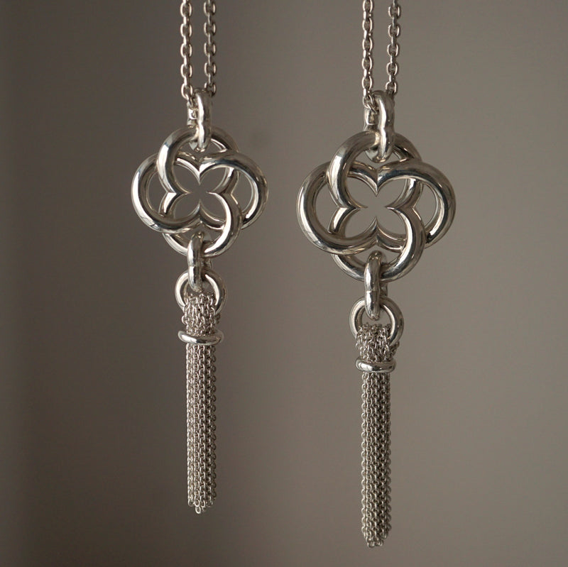 GIFTED / IMPLOSION CROSS NECKLACE TASSEL S（OVFC_80cm）