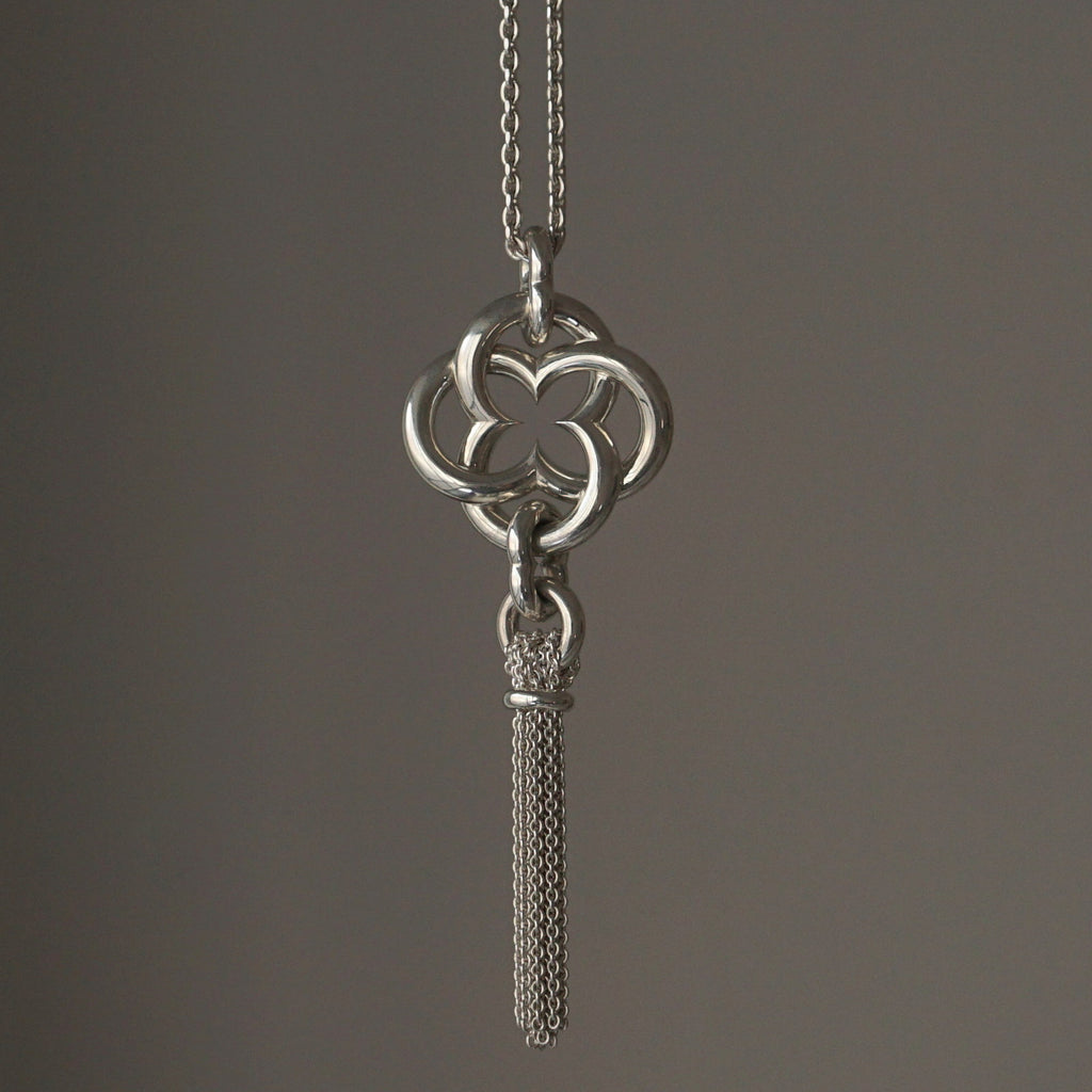 GIFTED / IMPLOSION CROSS NECKLACE TASSEL M（OVFC_80cm）