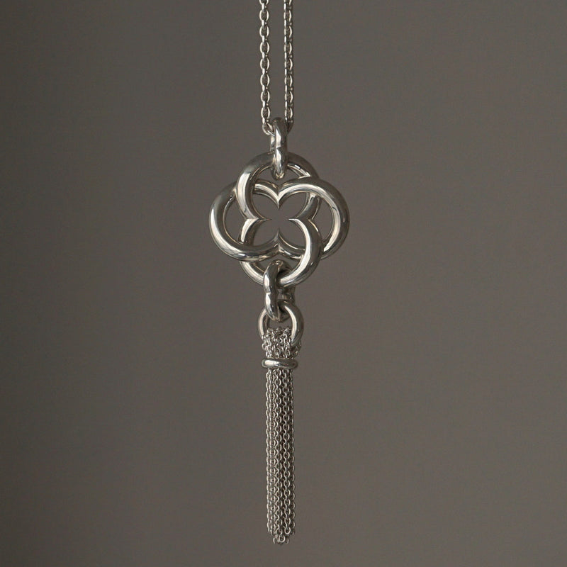 GIFTED / IMPLOSION CROSS NECKLACE TASSEL M（OVFC_80cm）