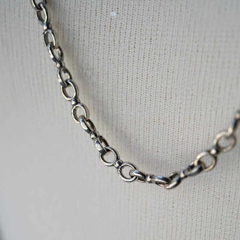 Gerochristo / Handmade Double Loop Chain Necklace GN005 – Fuligo