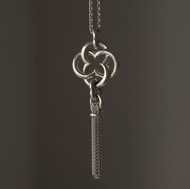 GIFTED / IMPLOSION CROSS NECKLACE TASSEL M（OVFC_80cm）