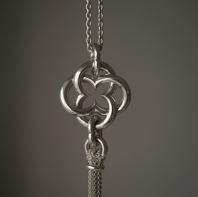 GIFTED / IMPLOSION CROSS NECKLACE TASSEL M（OVFC_80cm）