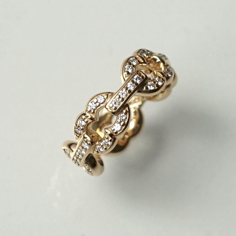 GIFTED / 5LINKED IMPLOSION CHAIN RING YGPV