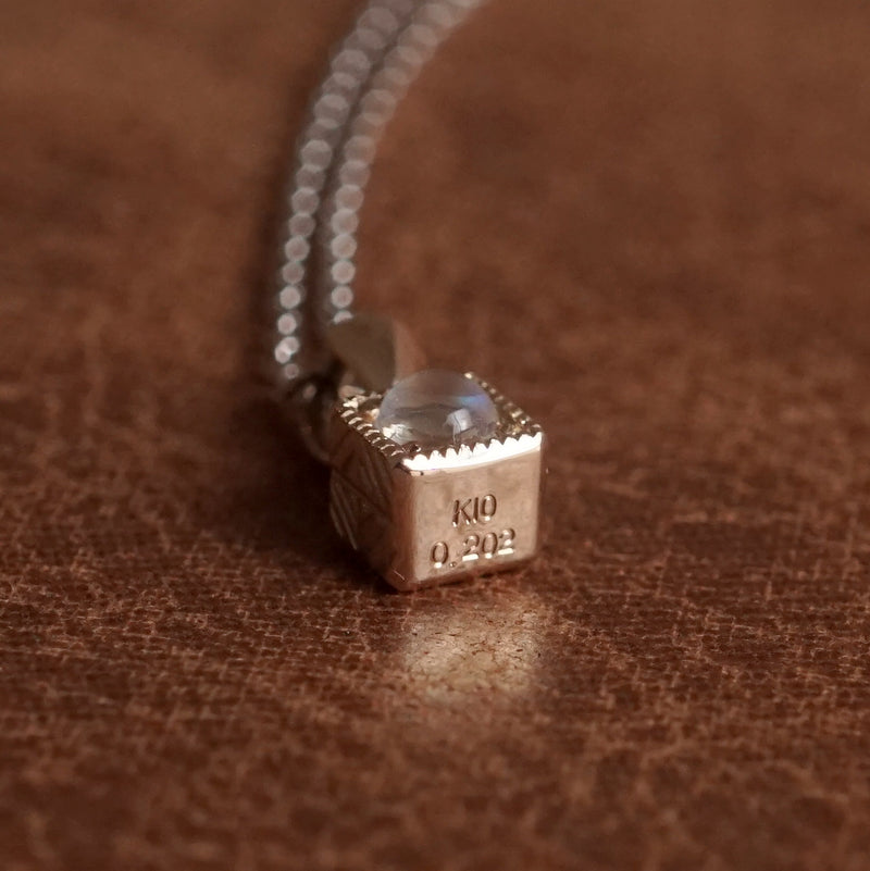 GERMEDEUR / PANDORA CUBE NECKLACE アンデシンラブラドライト K10YG