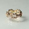 GIFTED / 5LINKED IMPLOSION CHAIN RING YGPV