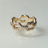 GIFTED / 5LINKED IMPLOSION CHAIN RING YGPV