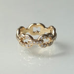 GIFTED / 5LINKED IMPLOSION CHAIN RING YGPV