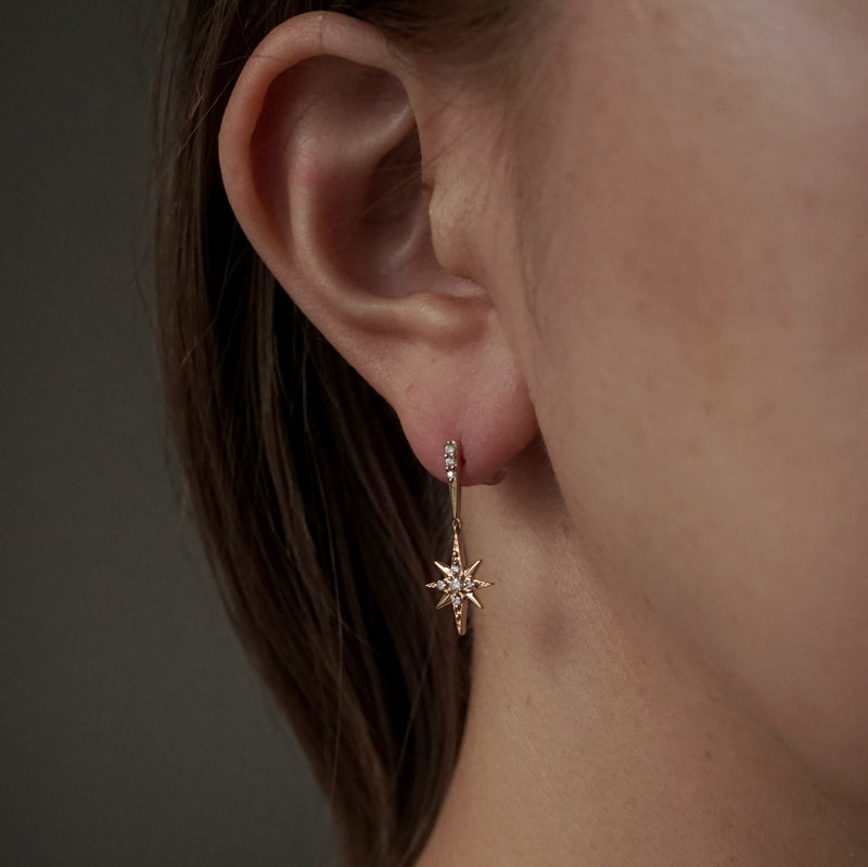 Kagann jewelry / Star single earring 01 K18