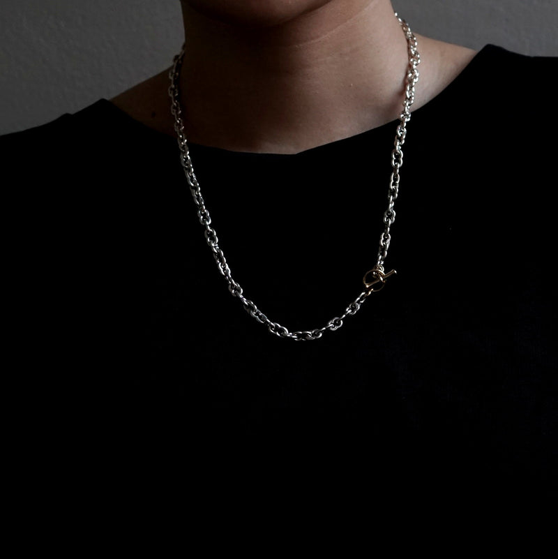 GIFTED / IMPLOSION NECK CHAIN ​​ROV Φ1.5T 52cm SV_T&L/2P-YG