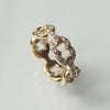 GIFTED / 5LINKED IMPLOSION CHAIN RING YGPV
