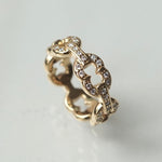 GIFTED / 5LINKED IMPLOSION CHAIN RING YGPV
