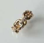 GIFTED / 5LINKED IMPLOSION CHAIN RING YGD