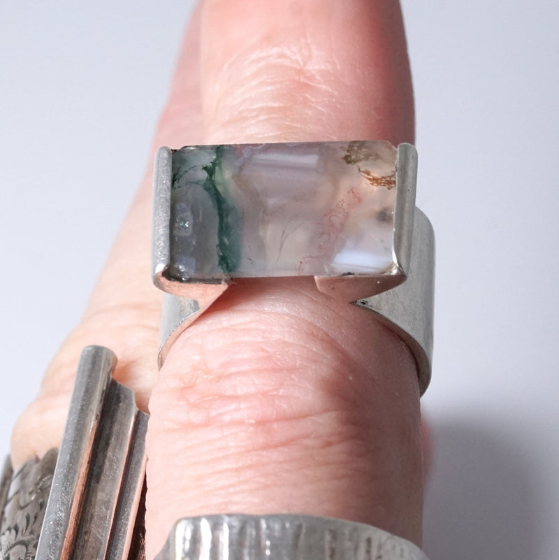 emme / ＜M by EMME＞moss agete ring #16（ARG5052） – Fuligo