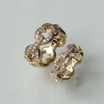 GIFTED / 5LINKED IMPLOSION CHAIN RING YGPV