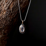 [Only posted at noon on November 4th] J&O SINRA / Moonstone necklace (BM-25)