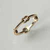 GIFTED / HOOPED IMPLOSION CHAIN RING YG
