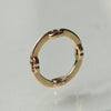 GIFTED / HOOPED IMPLOSION CHAIN RING YG