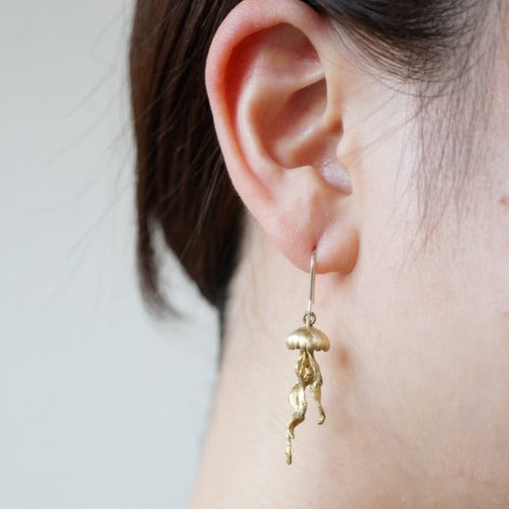 cocoon / jellyfish earrings