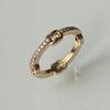GIFTED / HOOPED IMPLOSION CHAIN RING YGD