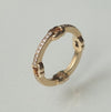 GIFTED / HOOPED IMPLOSION CHAIN RING YGD