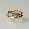 GIFTED / HOOPED IMPLOSION CHAIN RING YGD