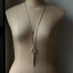 GIFTED / IMPLOSION CROSS NECKLACE TASSEL S（OVFC_80cm）