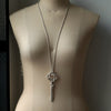 GIFTED / IMPLOSION CROSS NECKLACE TASSEL M（OVFC_80cm）