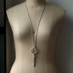 GIFTED / IMPLOSION CROSS NECKLACE TASSEL M（OVFC_80cm）
